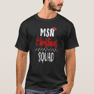 Camiseta Equipo de enfermeras de Navidad para enfermeras de