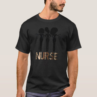 Camiseta Equipo de enfermeras negras afro mágicas de melani