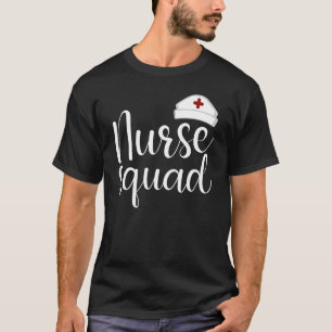 Camiseta Equipo De Enfermería De Cna De Enfermería Squad He