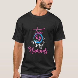 Camiseta Equipo de Enfermería de Nicu Pequeños Humanos Enfe