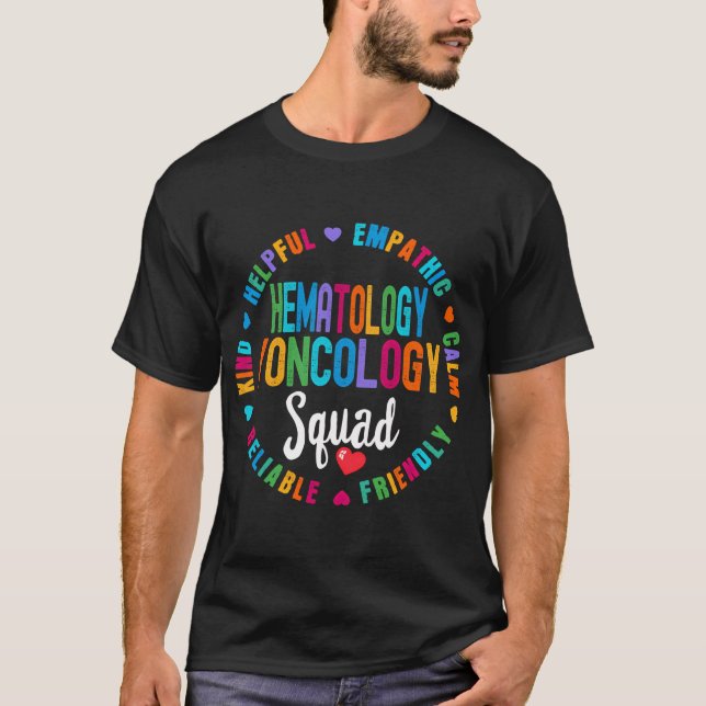 Camiseta Equipo de enfermería de oncología de la brigada de (Anverso)