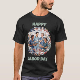 Camiseta Equipo de Enfermería Diverso Arte Patriótico del D