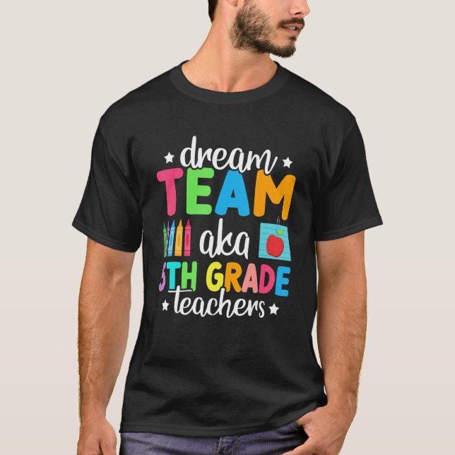 Camiseta Equipo de ensueño AKA Profesores de 5º grado de vu (Anverso)