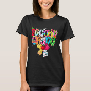 Camiseta Equipo de ensueño de 2do grado preppy para el regr