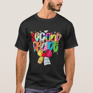 Camiseta Equipo de ensueño de 2do grado preppy para el regr