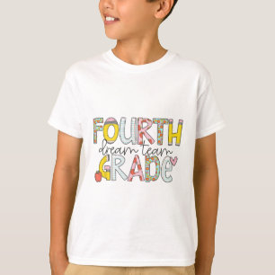 Camiseta Equipo de ensueño de cuarto grado Byck To School 4