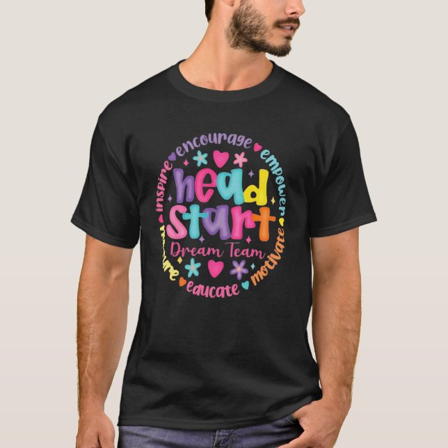 Camiseta Equipo de ensueño de Head Start Profesor de Headst (Anverso)