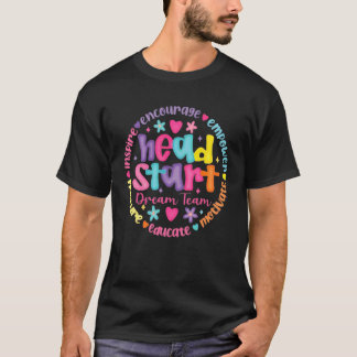 Camiseta Equipo de ensueño de Head Start Profesor de vuelta