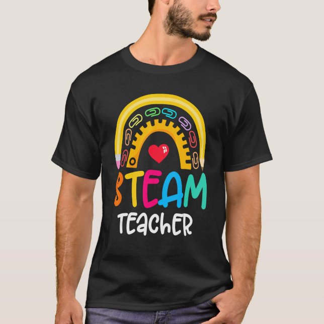 Camiseta Equipo De Escuadrón De Profesores De Vapor Regresa (Anverso)
