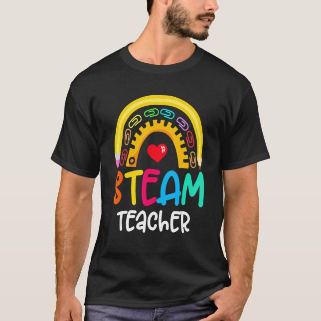 Camiseta Equipo De Escuadrón De Profesores De Vapor Regresa (Anverso)