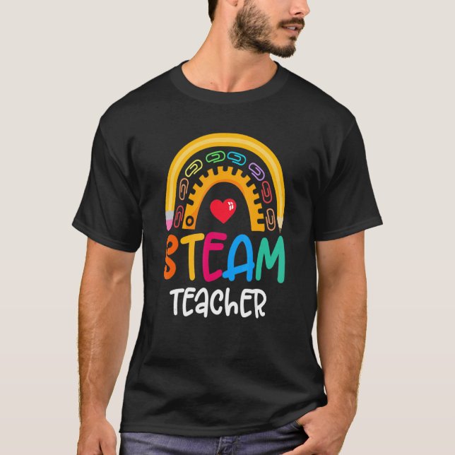 Camiseta Equipo De Escuadrón De Profesores De Vapor Regresa (Anverso)