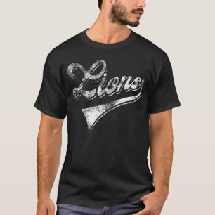 Camiseta Equipo de Espíritu de la Escuela de Leones Mascota