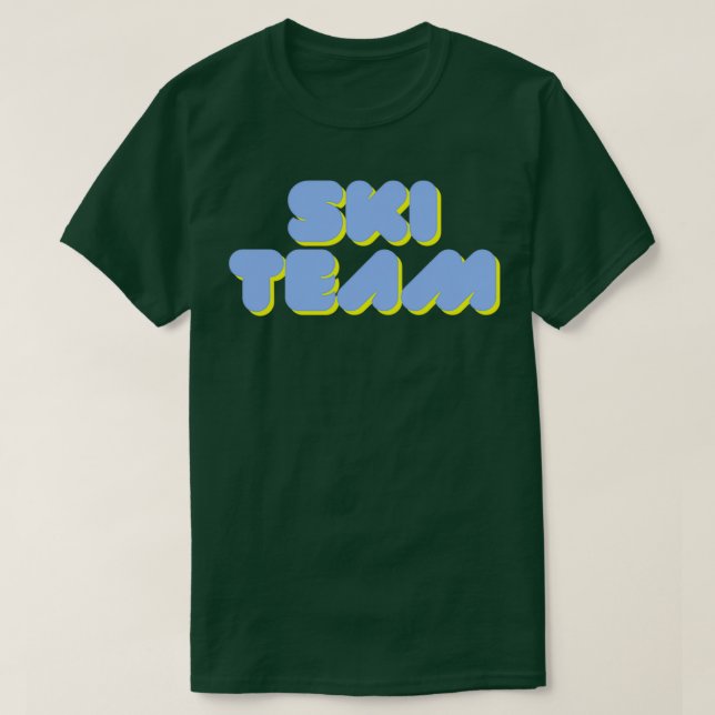 Camiseta Equipo de esquí (Diseño del anverso)