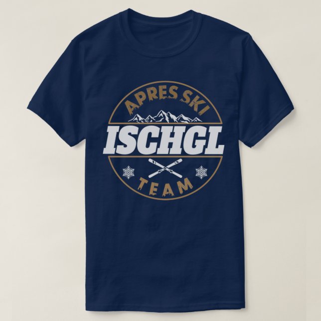 Camiseta Equipo de esquí de Apres Fiesta de invierno Ischgl (Diseño del anverso)