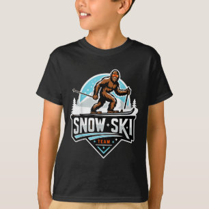 Camiseta Equipo de esquí de nieve Sasquatch Snow esquí de n
