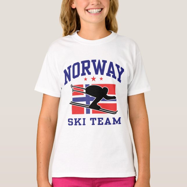 Camiseta Equipo de esquí de Noruega (Anverso)