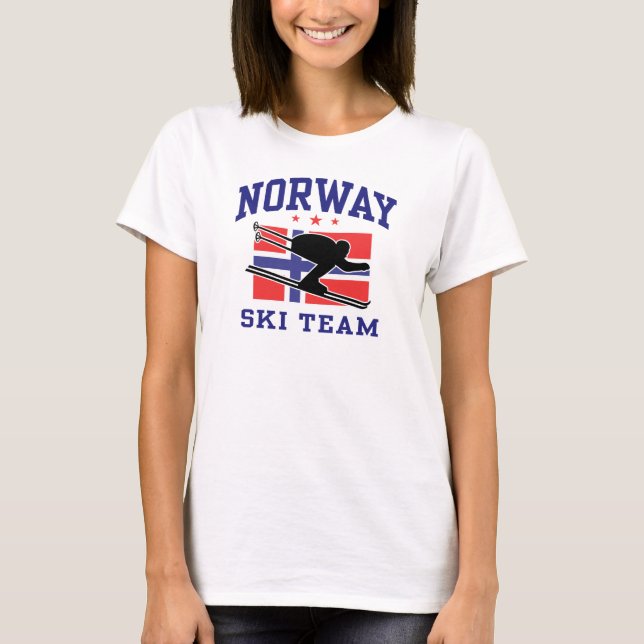 Camiseta Equipo de esquí de Noruega (Anverso)