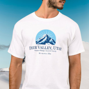 Camiseta Equipo de esquí Deer Valley Utah Wasatch