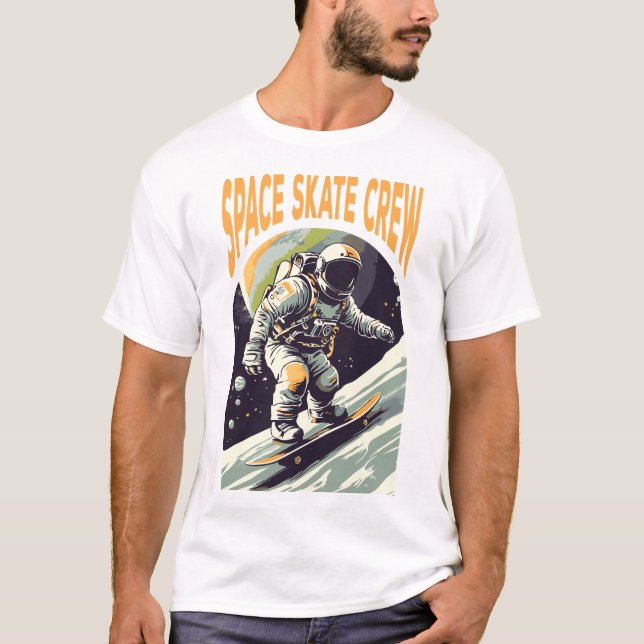 Camiseta Equipo de esquí espacial (Anverso)