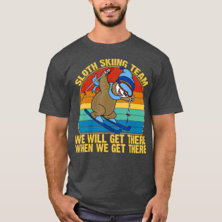 Camiseta Equipo De Esquiar De Tragamonedas Llegaremos Cuand