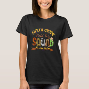 Camiseta Equipo de excursión al zoológico escolar de estudi