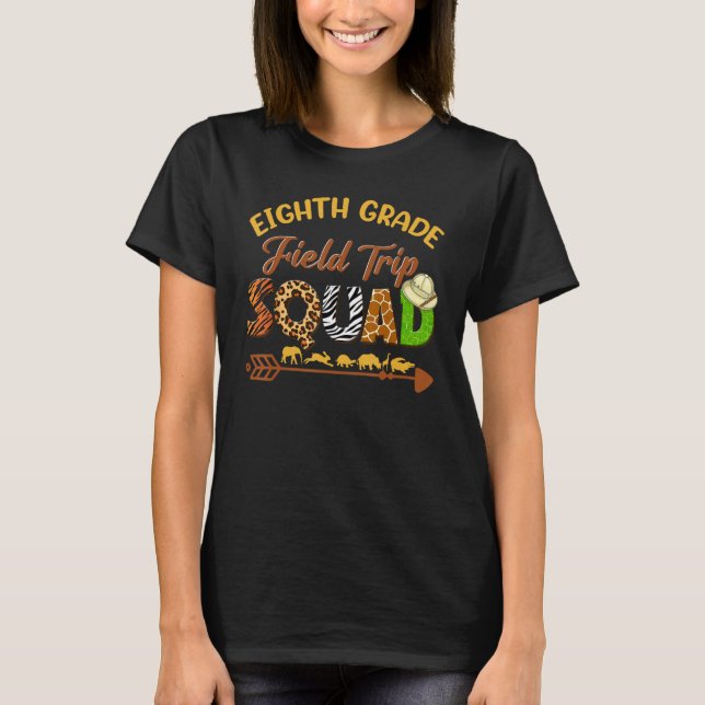 Camiseta Equipo de excursión al zoológico escolar de estudi (Anverso)