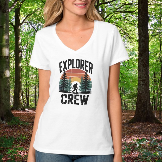 Camiseta Equipo de exploración de vacaciones familiares y p (Subido por el creador)