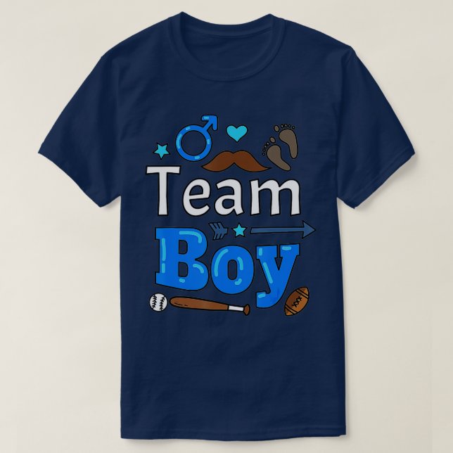 Camiseta Equipo de familia Baby Shower - Chica de equipo ge (Diseño del anverso)
