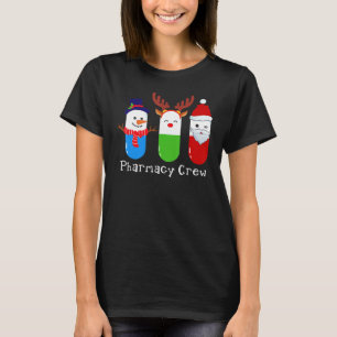 Camiseta Equipo de farmacia Navidades de renos de Santa Sno