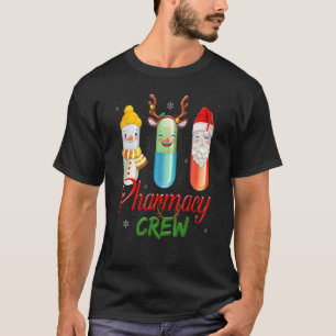 Camiseta Equipo de Farmacia Pastillas Farmacéutico Navidad