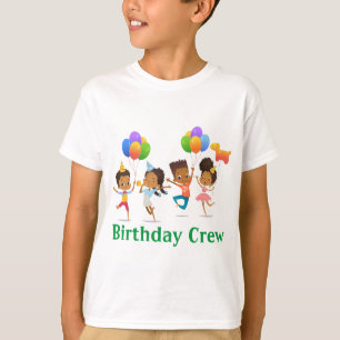 Camiseta Equipo de Fiesta de Cumpleaños 