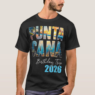 Camiseta Equipo de fiesta de cumpleaños en Punta Cana Viaje