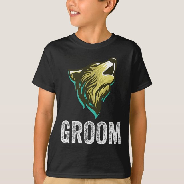 Camiseta Equipo de fiesta de despedida de soltero lobo del  (Anverso)