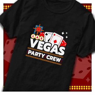 Camiseta Equipo de fiesta de la tripulación de Las Vegas Vi