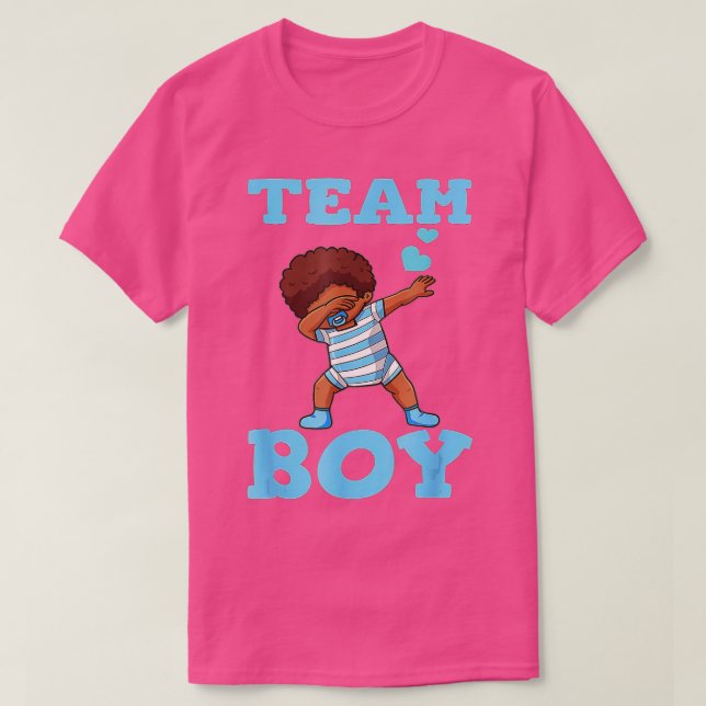 Camiseta Equipo de Fiesta de Revelación de Género (Diseño del anverso)