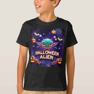 Camiseta Equipo de Fiesta de truco o tratamiento para alien