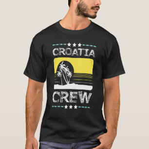 Camiseta Equipo de Fiesta de Vacaciones de la tripulación d