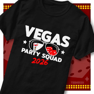 Camiseta Equipo de fiesta de vacaciones en Las Vegas 2026