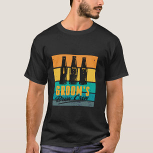 Camiseta Equipo de fiesta del novio Botellas de cerveza Fie