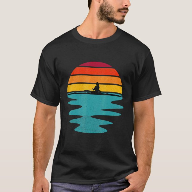 Camiseta Equipo De Fila De Rowing De Barco De Tripulación C (Anverso)