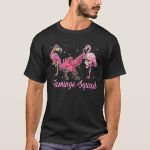 Camiseta Equipo de Flamencos Cumpleaños Divertido Fiesta de