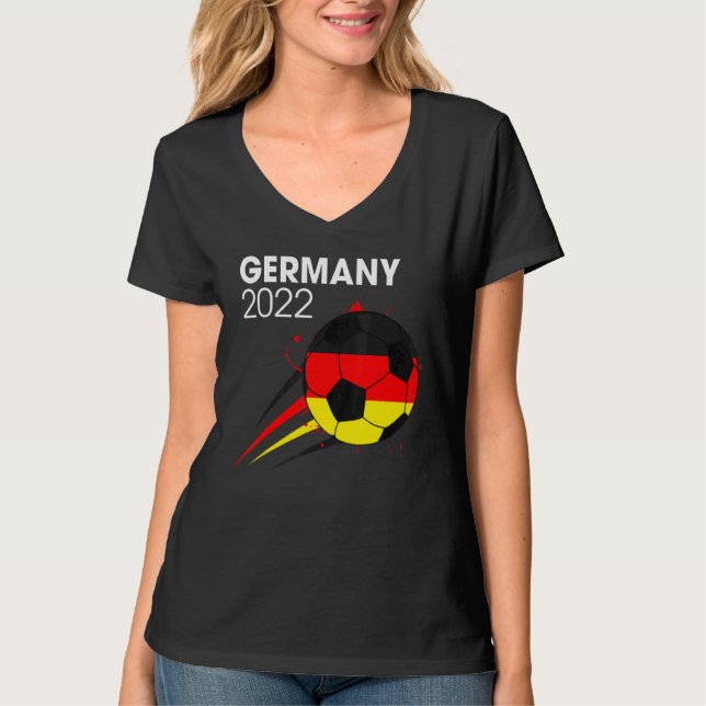 Camiseta Equipo de fútbol Alemania 2022 Hombres Hombres Hom (Anverso)