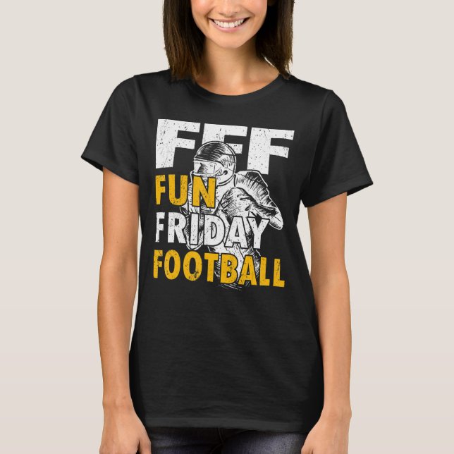 Camiseta Equipo de fútbol americano de diversión del futbol (Anverso)