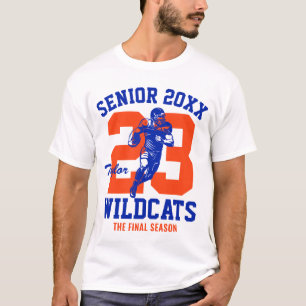 Camiseta Equipo de Fútbol Americano Senior con Colores Pers