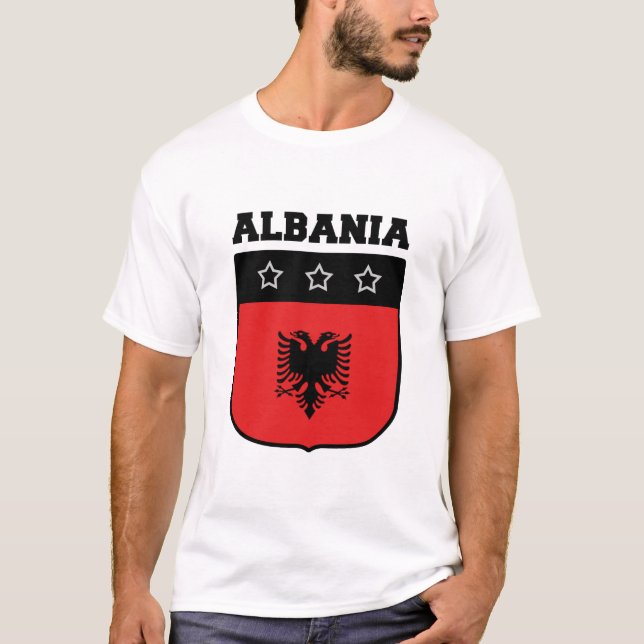 CAMISETA EQUIPO DE FÚTBOL DE ALBANIA (Anverso)