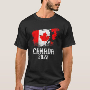 Camiseta Equipo de fútbol de bandera de Canadá 2022
