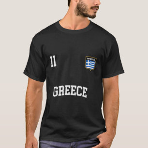 Camiseta Equipo de fútbol de bandera griega n° 11