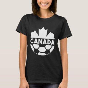 Camiseta Equipo de fútbol de Canadá Bandera Deportes Hoja d