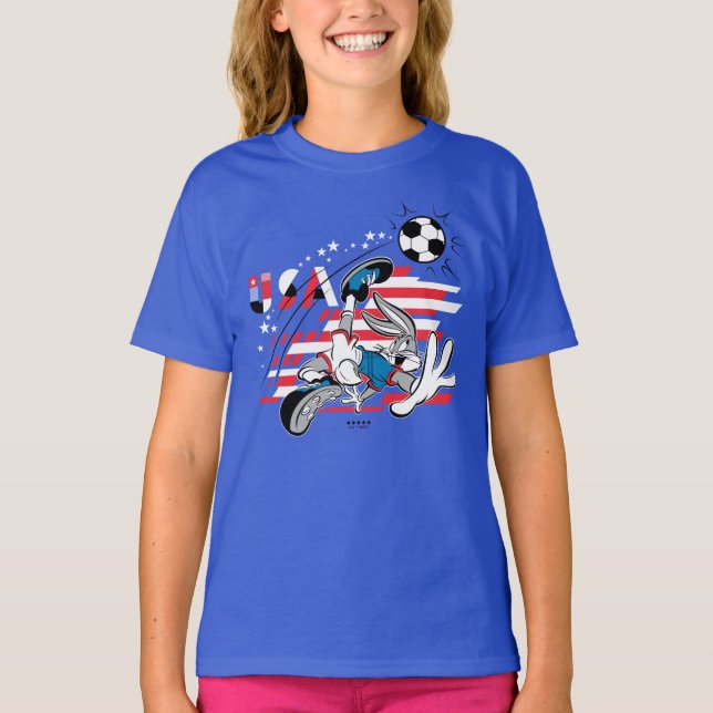 Camiseta Equipo de fútbol de EE. UU. con gráfico de BUGS BU (Anverso)