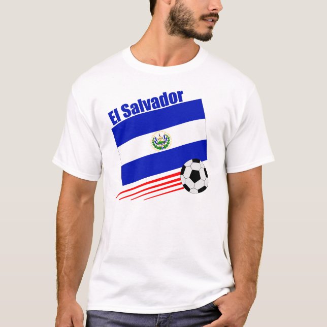 Camiseta Equipo de fútbol de El Salvador (Anverso)